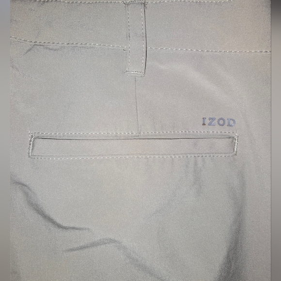 IZOD Golf Stretch Khaki Tan Pants Trousers Men's Tall Size 36W x 34L 36 x 34 - Picture 6 of 9